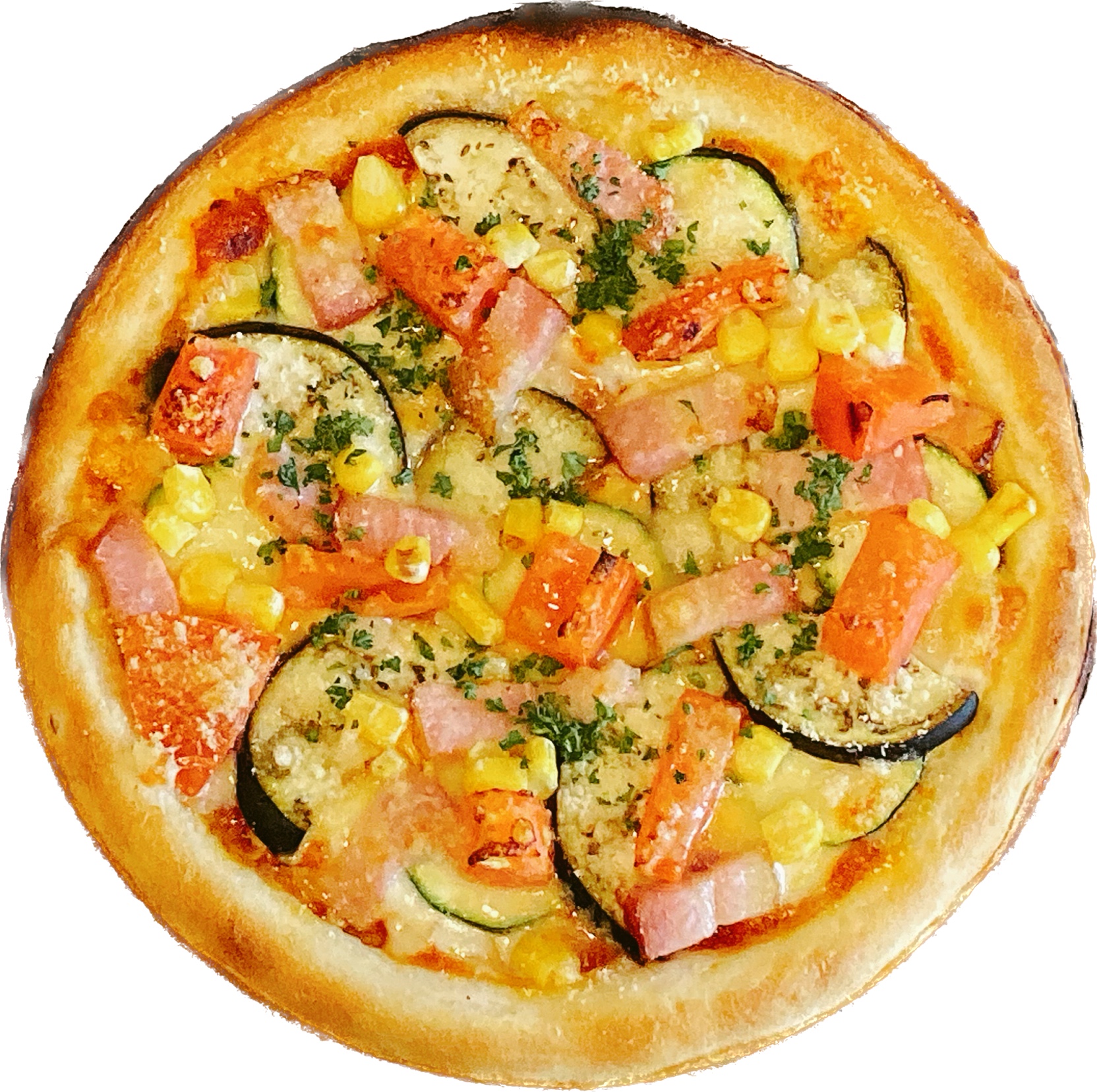 季節野菜のピザ